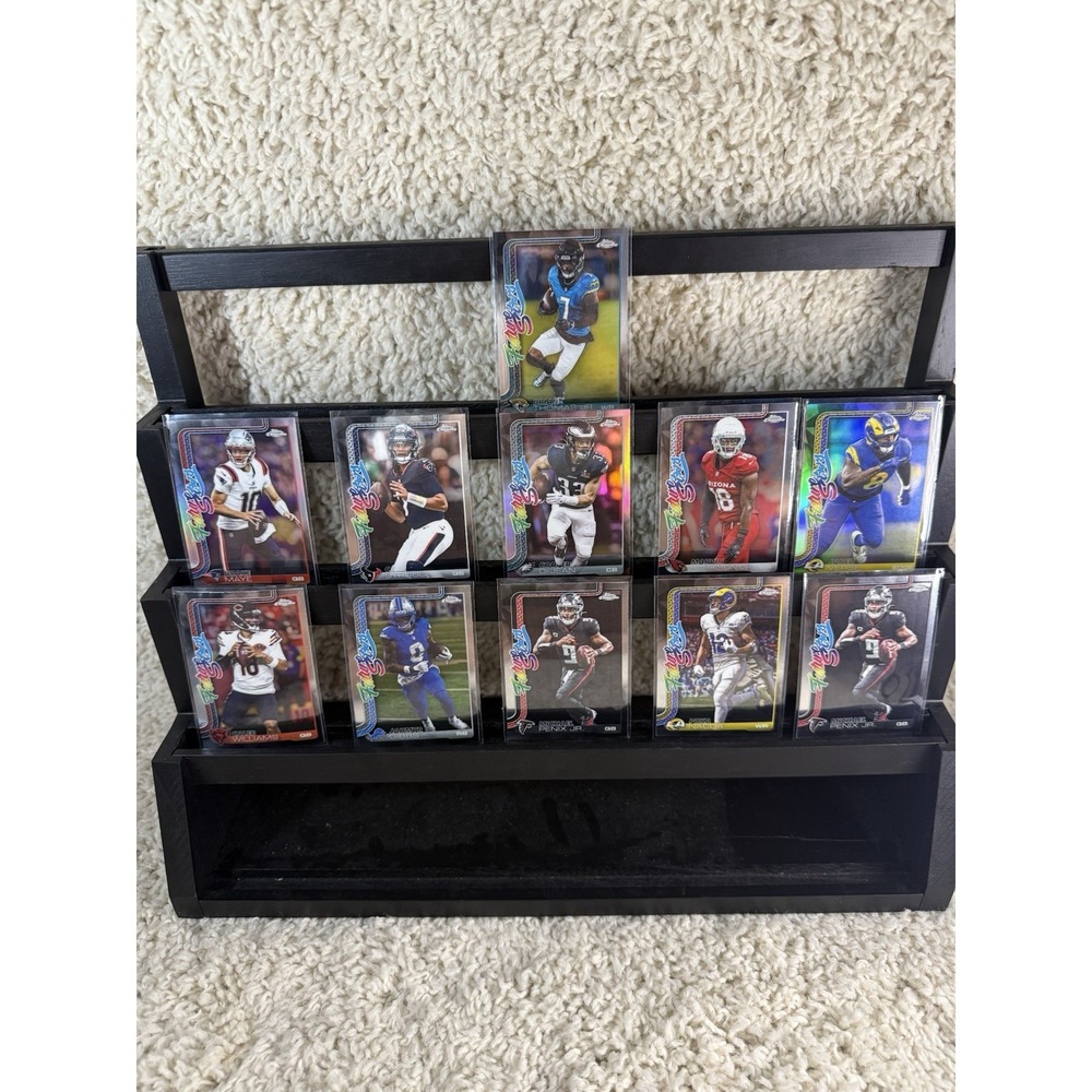 2025 Topps Crome Football Cards of 25. Rookies and Stars. Inserts Included. - Picture 1 of 6